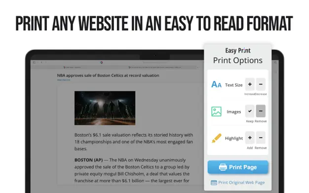 Easy Print Interface