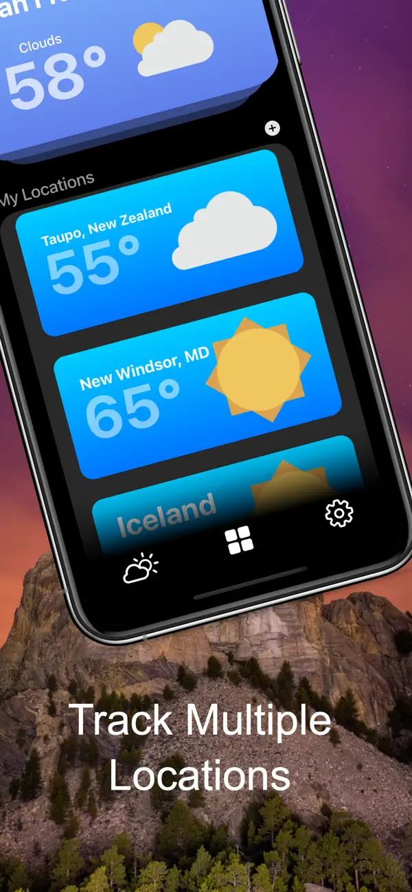 SnapCast weather details screen
